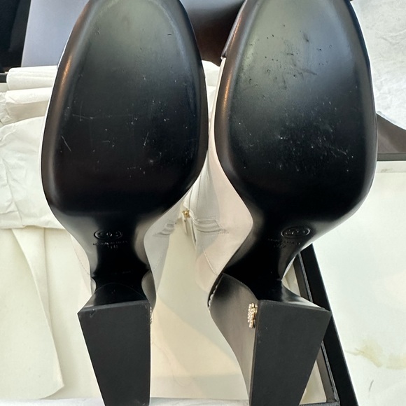 Chanel White and Black booties - Picture 8 of 9